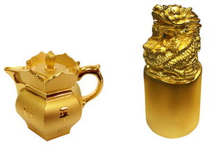 一公斤黄金工艺品在沪问世 黄金收藏有 钱途